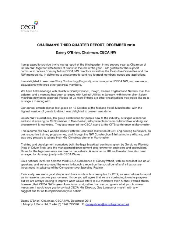 thumbnail of CHAIRMAN’ S THIRD QUARTER REPORT DECEMBER 2018