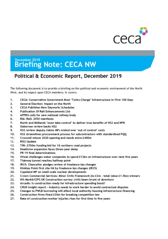 thumbnail of CECA NW POLITICAL AND ECONOMIC REPORT DECEMBER 2019