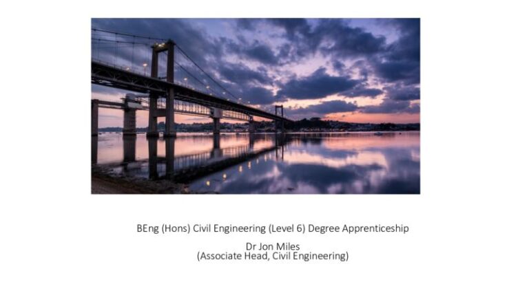 thumbnail of University of Plymouth Civil Engineering Level 6 Degree Apprenticeship Presentation